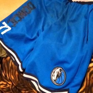 Dallas Mavericks official practice issue shorts (Doncic)
